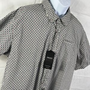 Geometrix New York men’s short sleeve button down shirt size 2XL NEW